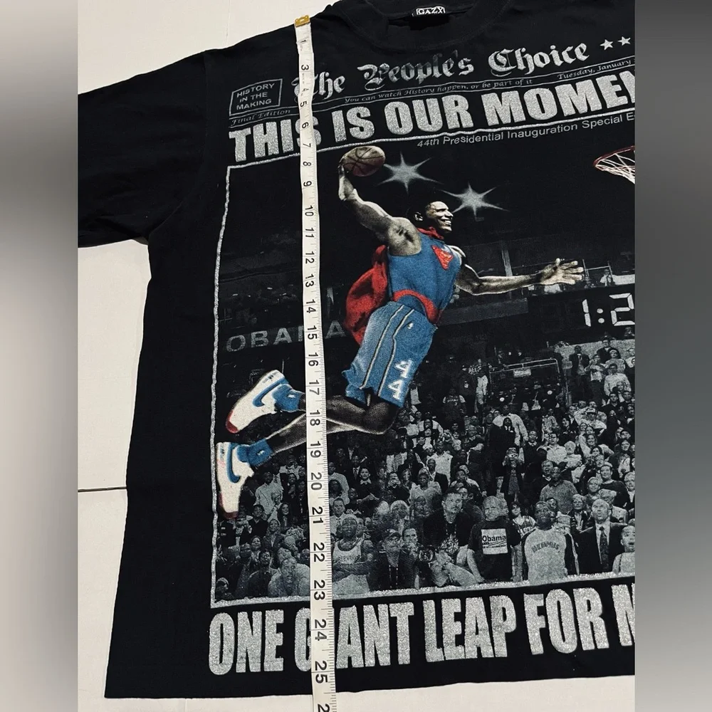 Vintage Graphic “Barack Obama Dunk” Tee To
Commemorate 44th President 1/20/09 - Picture 11 of 12